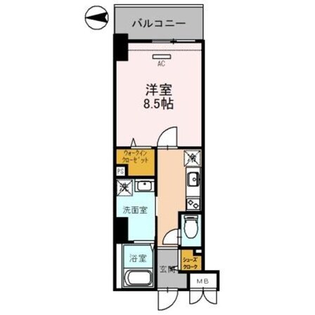 西宮北口駅 徒歩6分 2階の物件間取画像